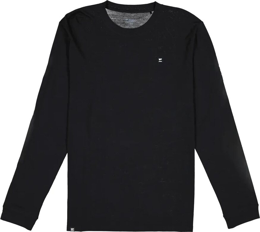 Mons Royale Icon Merino Air-Con LS Mens Black