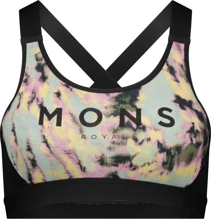 Mons Royale Stella X-Back Bra Rad Things/Black