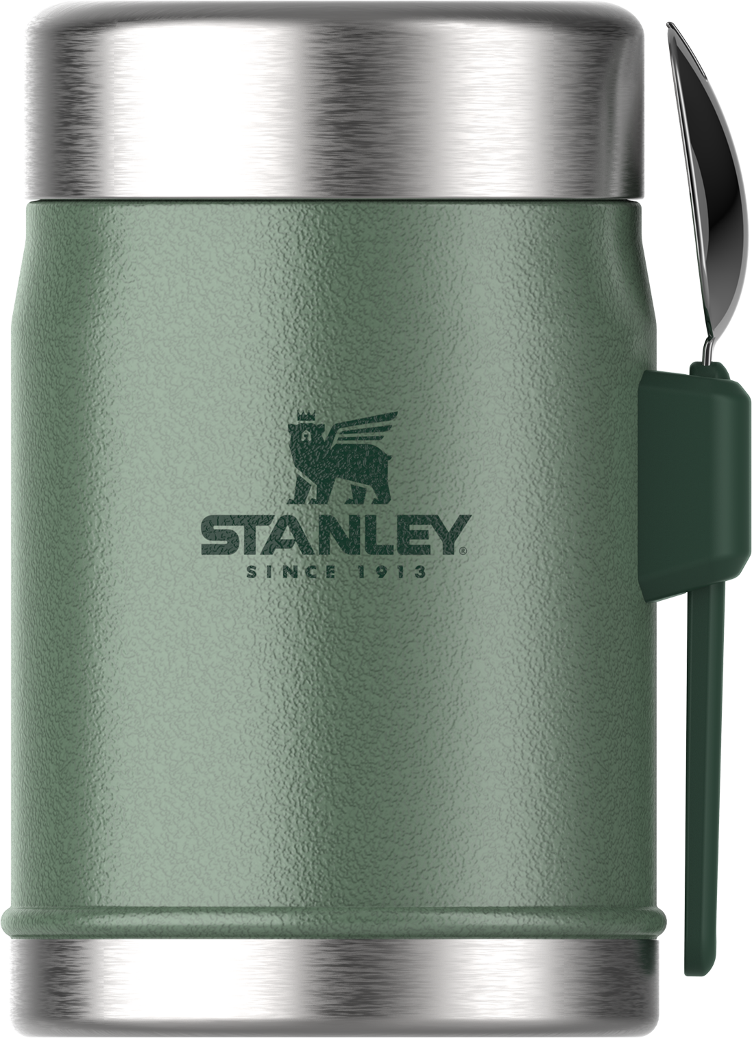 Stanley The Legendary Food Jar + Spork 0.4L (14oz) Hammertone Green