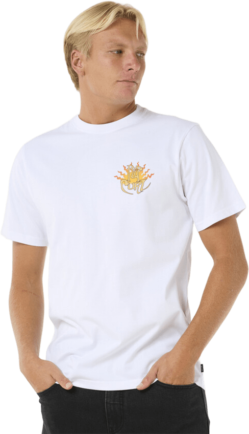 Rip Curl Dazed Tee Mens White