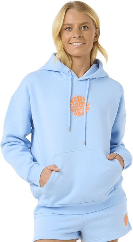 Rip Curl Icons Of Surf Heritage Hood Womens Mid Blue/Orange