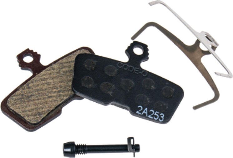 Avid Disc Brake Pad Set For MY11-MY16 Organic Pad, Quiet Steel Plate