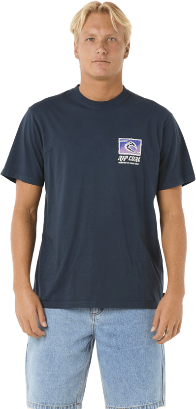 Rip Curl Raw Energy Trad Tee Mens Dark Navy