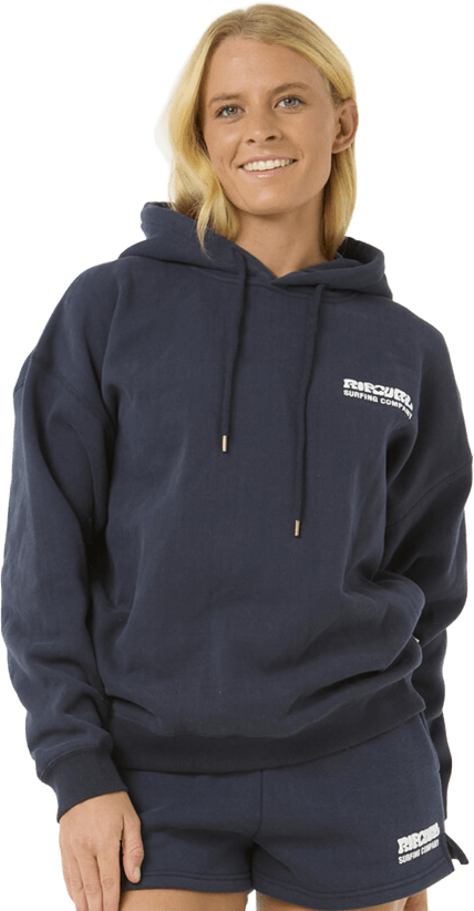 Rip Curl Surf Puff Heritage Hood Womens Navy