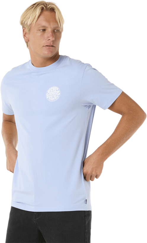 Rip Curl Wettie Icon Tee Mens Ice Blue