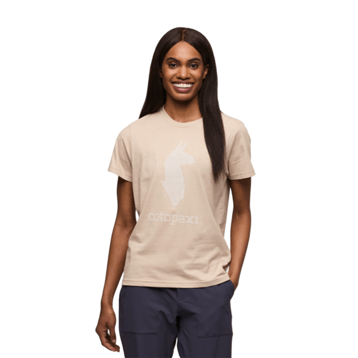 Cotopaxi Llama T-Shirt Womens Oatmeal