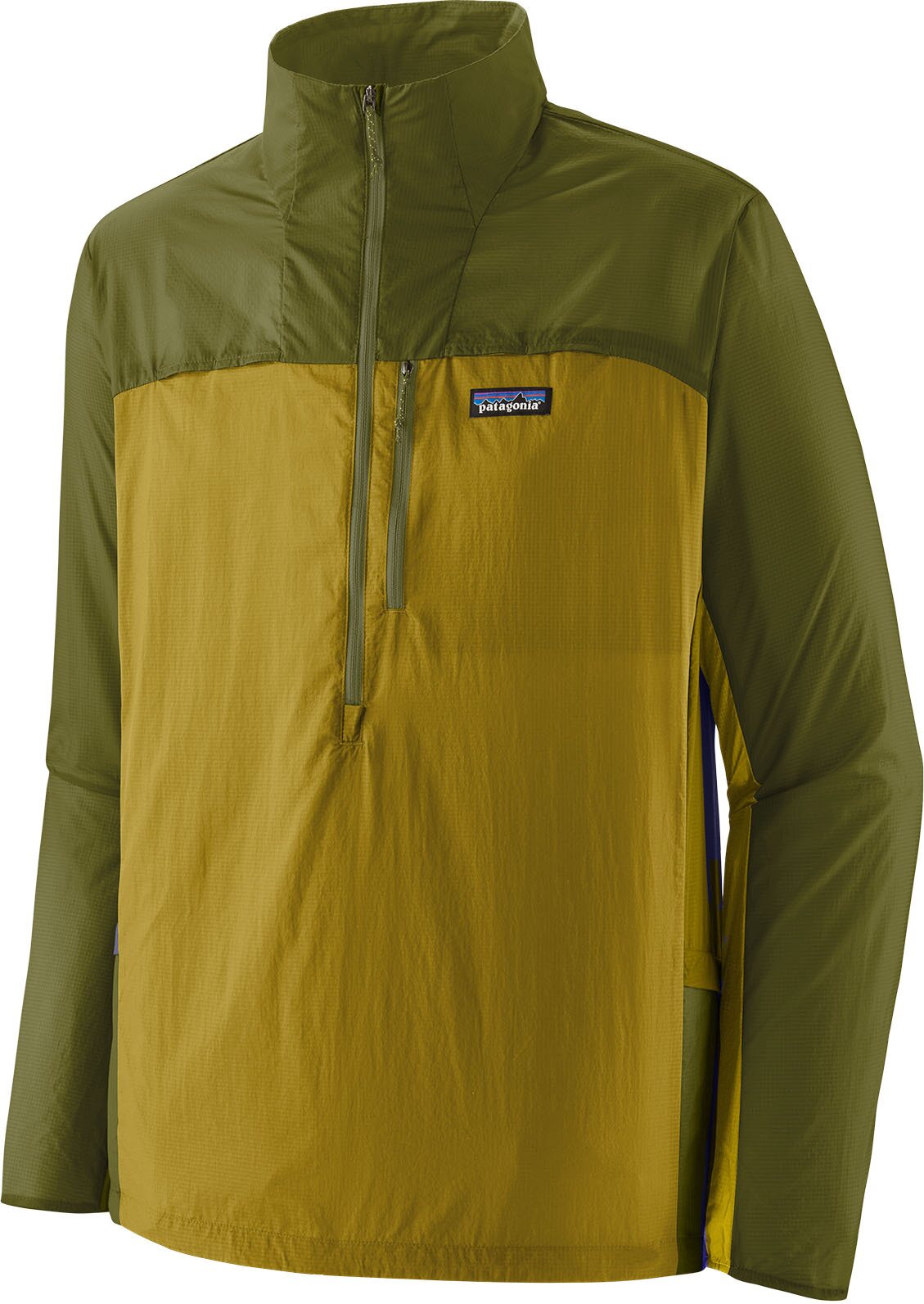 Patagonia Houdini Stash 1/2 Zip Pullover Mens Bundle Green / Graze Green