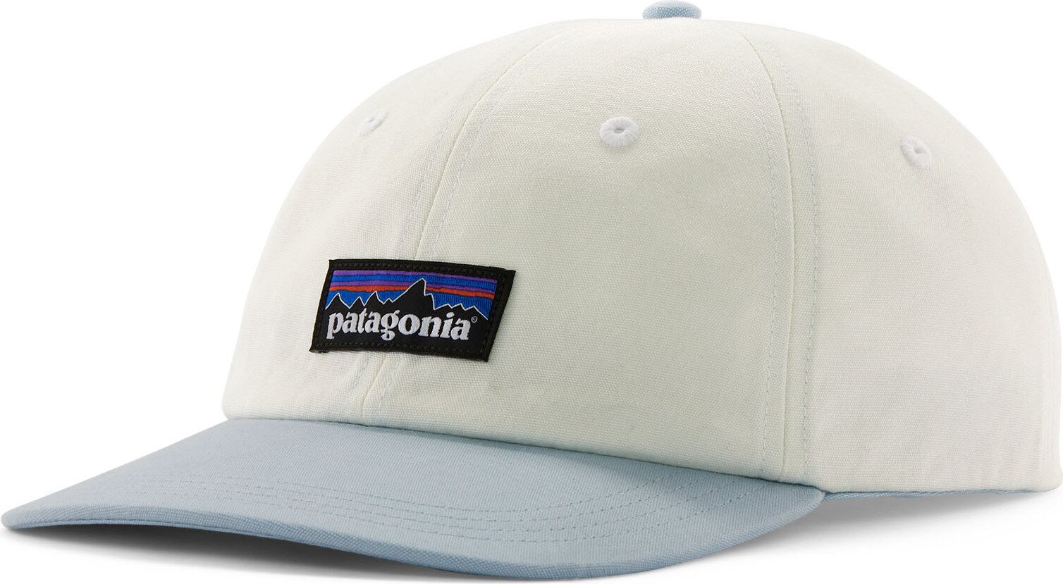 Patagonia P-6 Label Trad Cap Birch White / Fleck Blue