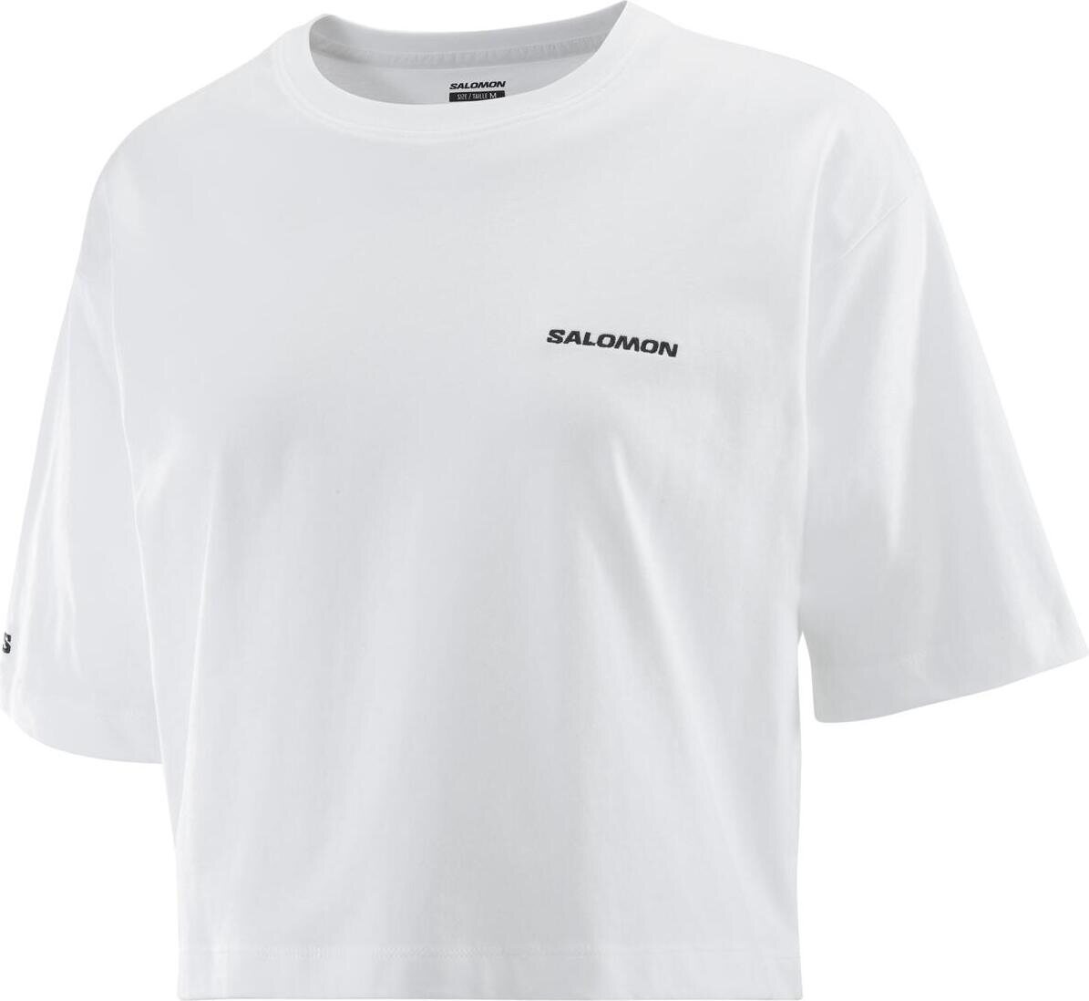 Salomon Logo Short Tee Womens White