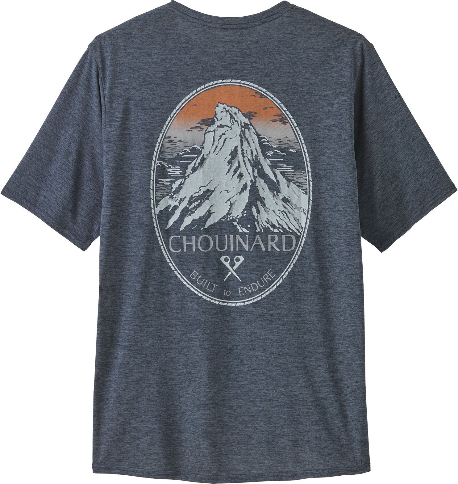 Patagonia Cap Cool Daily Graphic Shirt - Lands Mens Chouinard Crest: Smolder Blue X-Dye