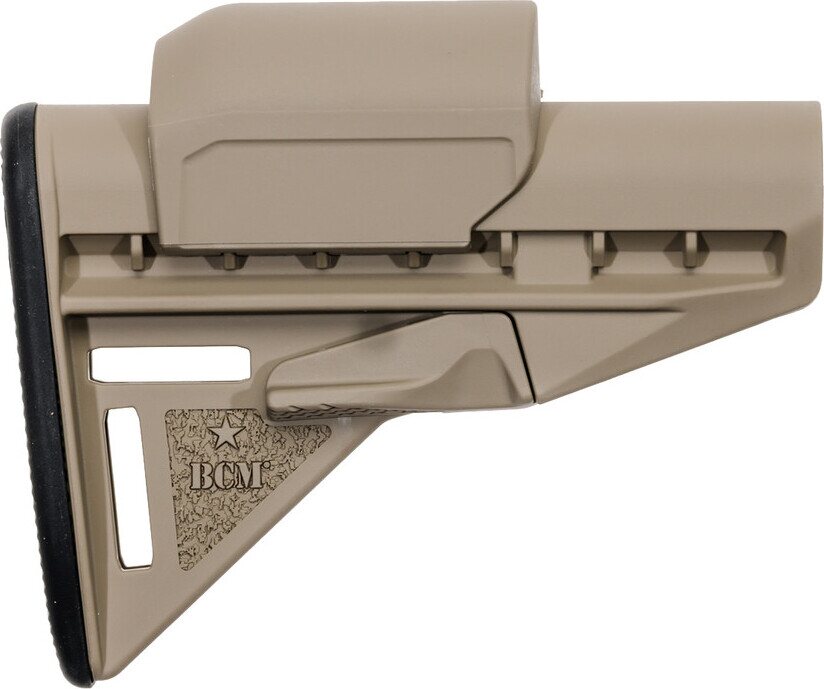 BCM Stock - Mod 3 - With Stock Risers - Black FDE