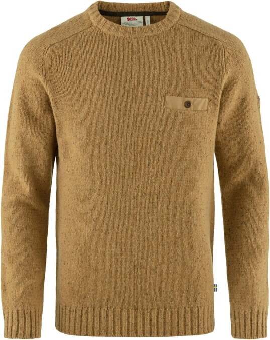 Fjällräven Lada Round-Neck Sweater Mens Buckwheat Brown