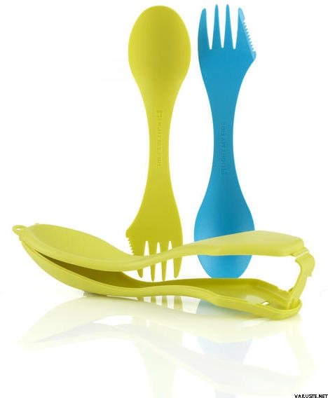 Light My Fire Sporks'n Case Cyan+Lime