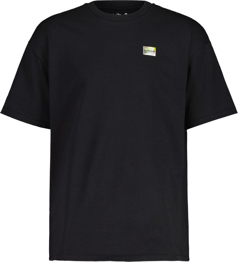 Maloja RenonM. Organic Cotton Tee Mens Deep Black