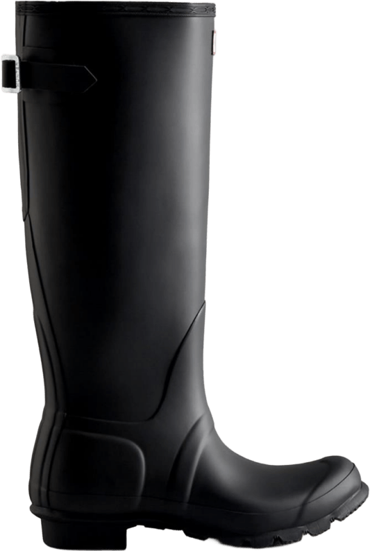 Hunter Tall Back Adjustable Boot Womens Black
