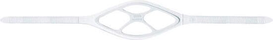 Mares Mask Strap Liquidskin White