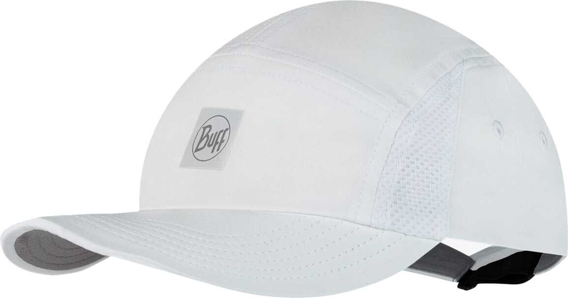 Buff 5 Panel Go Cap R-Solid White