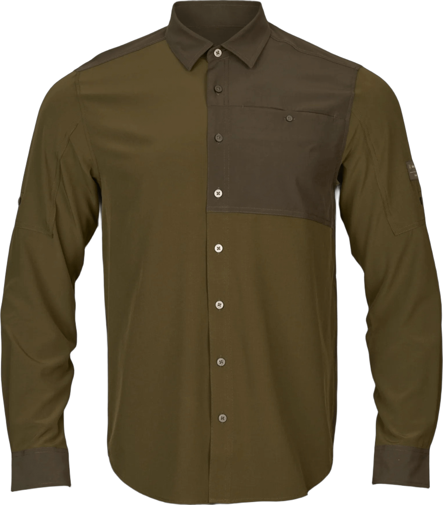 Härkila Logmar Lightweight Long Sleeve Shirt Mens Dark olive / Willow green