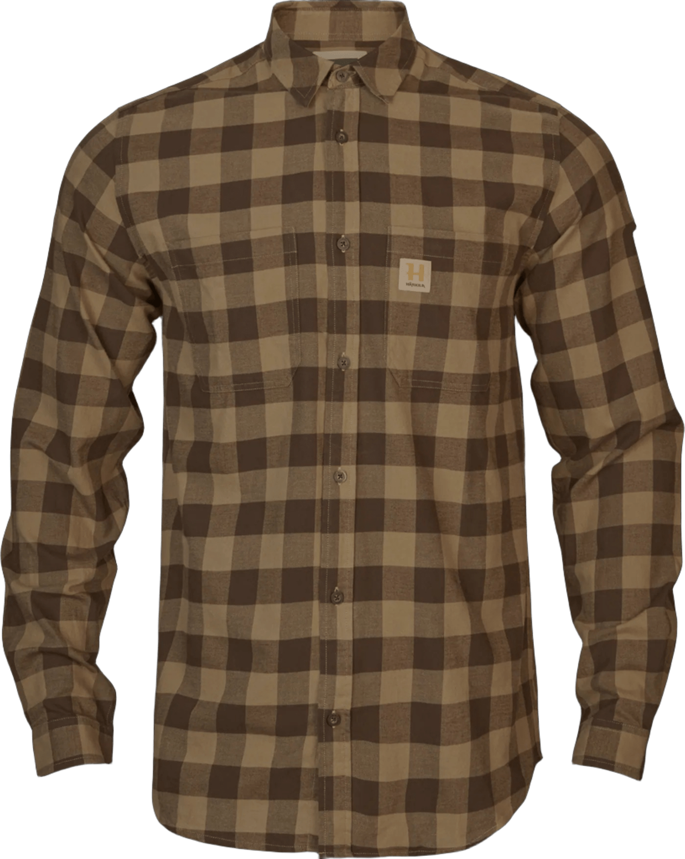 Härkila Scandinavian Long Sleeve Shirt Antique Bronze Check