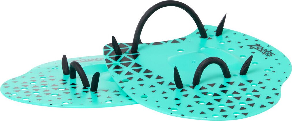 Zoggs Flat Hand Paddles Turquoise/Black