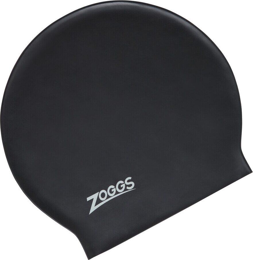 Zoggs Long Hair Latex Cap Black