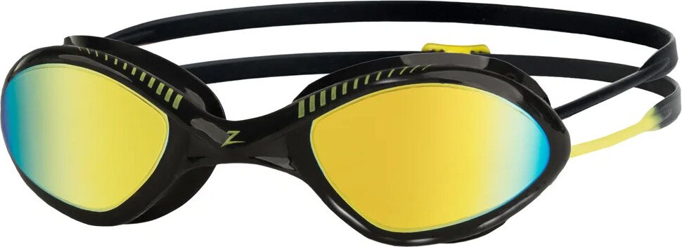 Zoggs Tiger Titanium Black/Yellow/Mirrored Lime