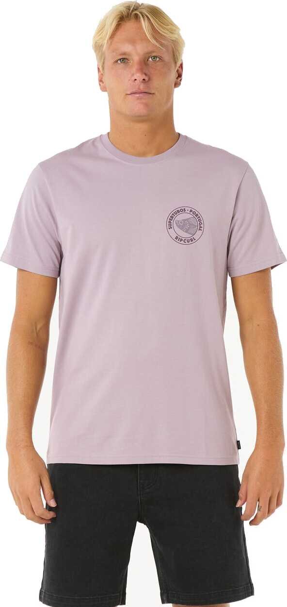 Rip Curl Desti Animals Tee Mens Smokey Grape