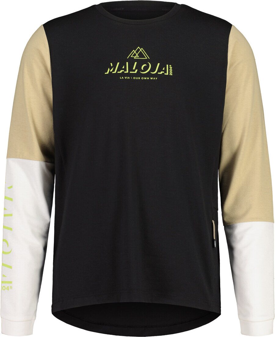 Maloja HaunoldM. Enduro Shirt Mens Deep Black Multi