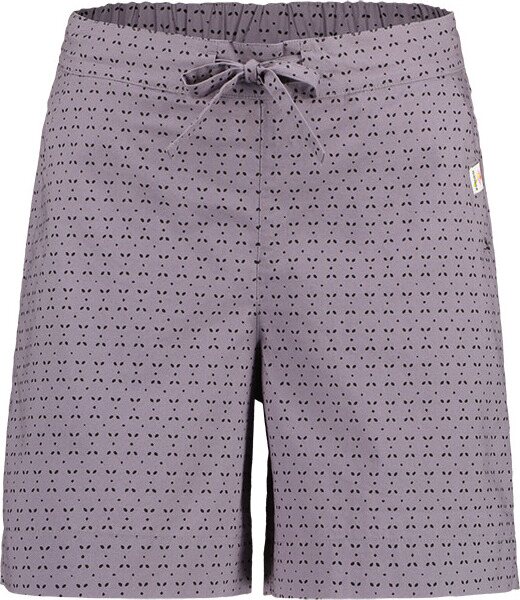 Maloja IrrseeM. Organic Cotton Shorts Womens Smoky Purple Leaf