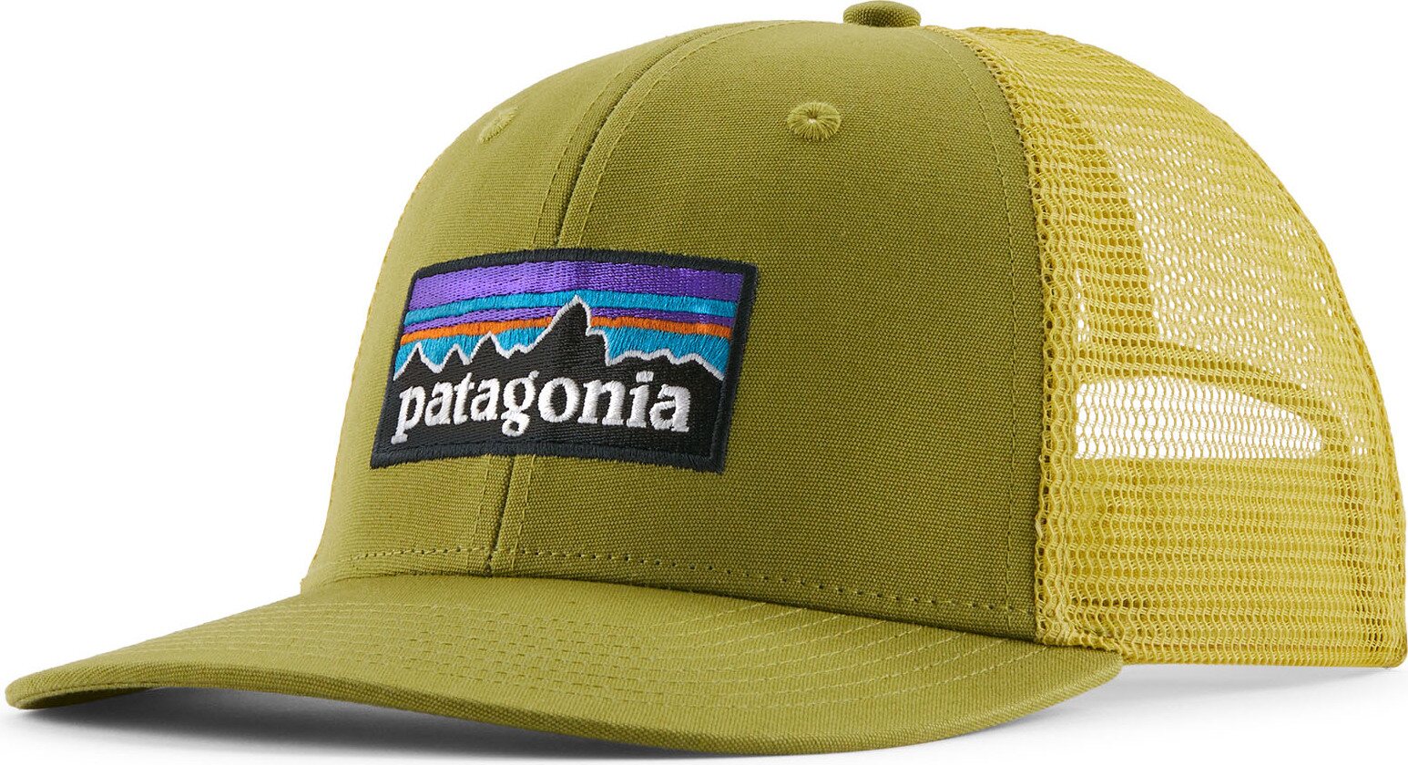Patagonia P-6 Logo Trucker Hat Graze Green