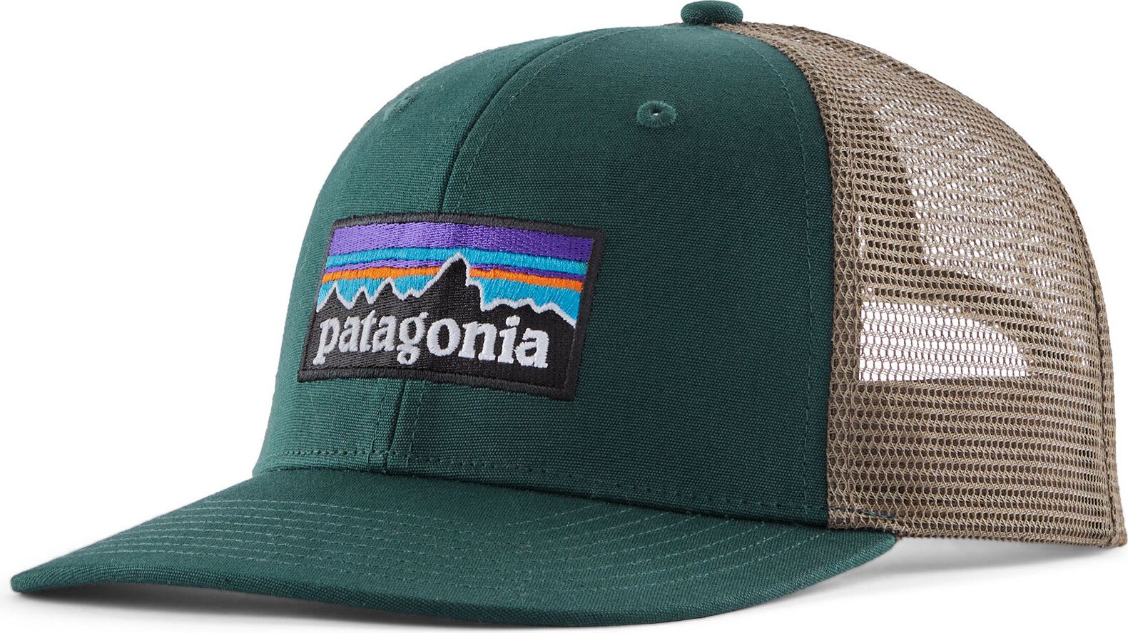 Patagonia P-6 Logo Trucker Hat Cascade Green