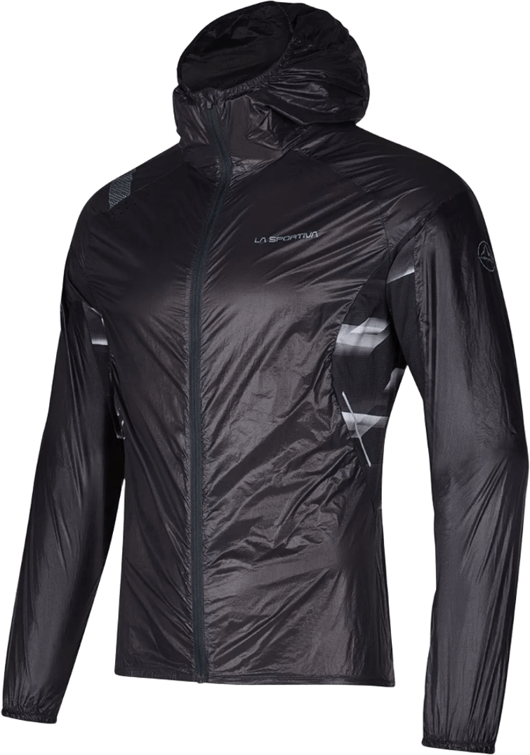 La Sportiva Blizzard Windbraker Jacket Mens Carbon / Black