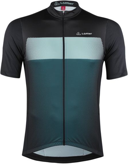 Löffler Bike Jersey Full Zip Grady Mid Mens Dark Petrol