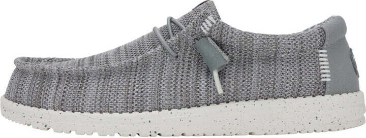 HeyDude Wally Stretch Sox Mens Grey