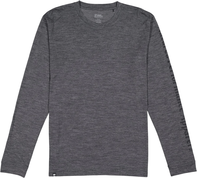 Mons Royale Zephyr LS Mens Smoke