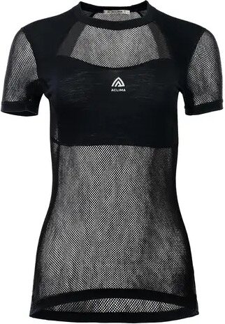 Aclima WoolNet Light T-Shirt Womens Jet Black