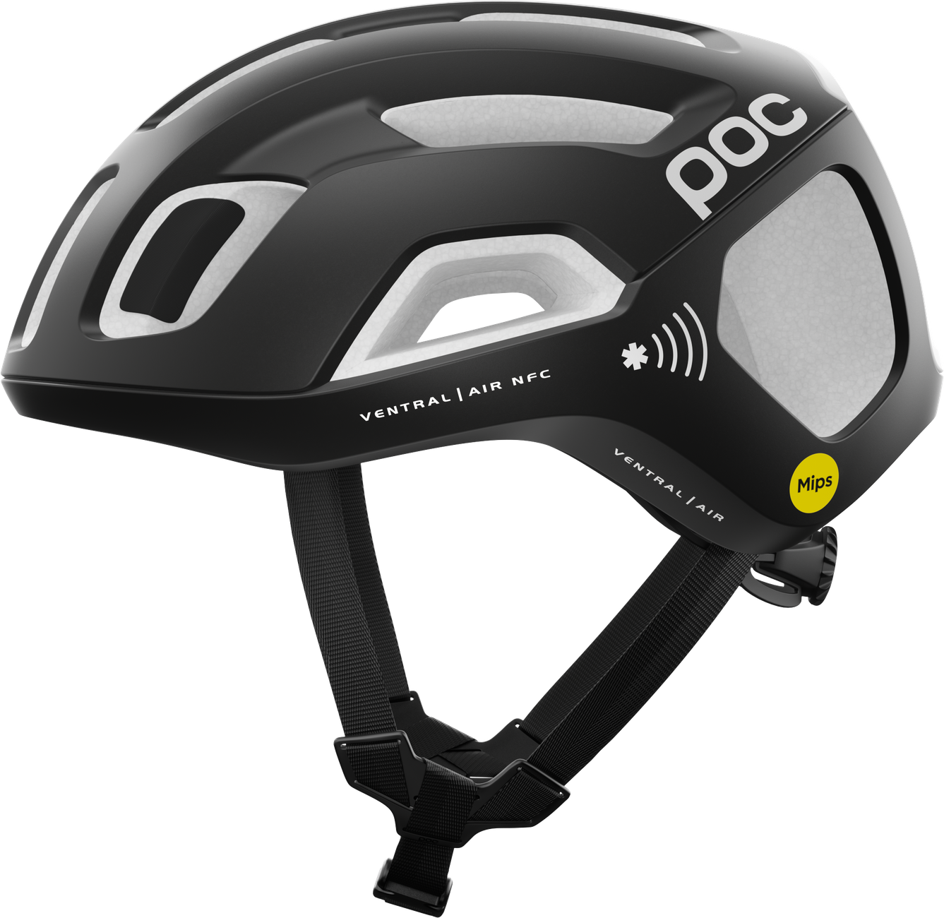 POC Ventral Air MIPS NFC Uranium Black/Hydrogen White Matt