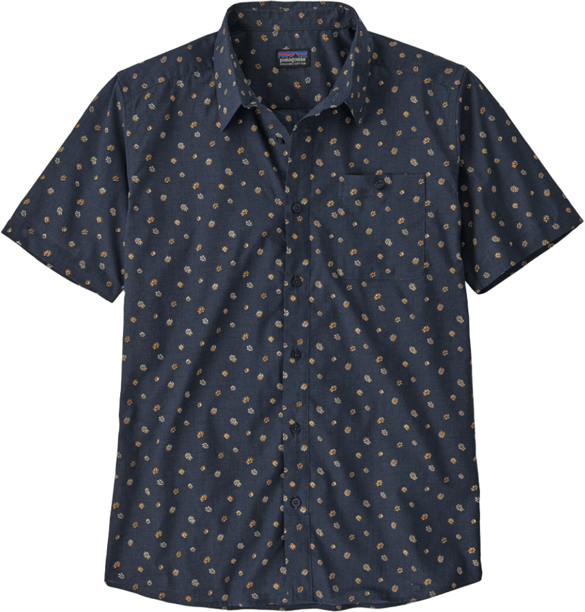 Patagonia Go To Shirt Mens Blossoms: New Navy