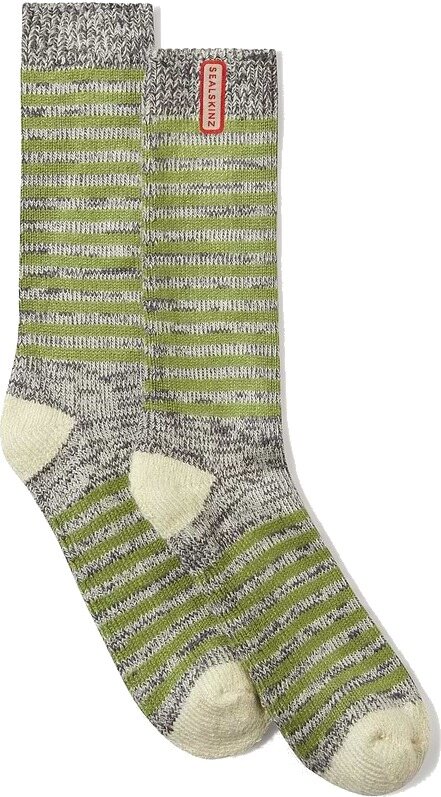 Sealskinz Attleborough Lightweight Bamboo Mid Length Sock Green