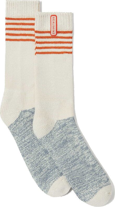 Sealskinz Bawdeswell Lightweight Bamboo Mid Length Sock Cream
