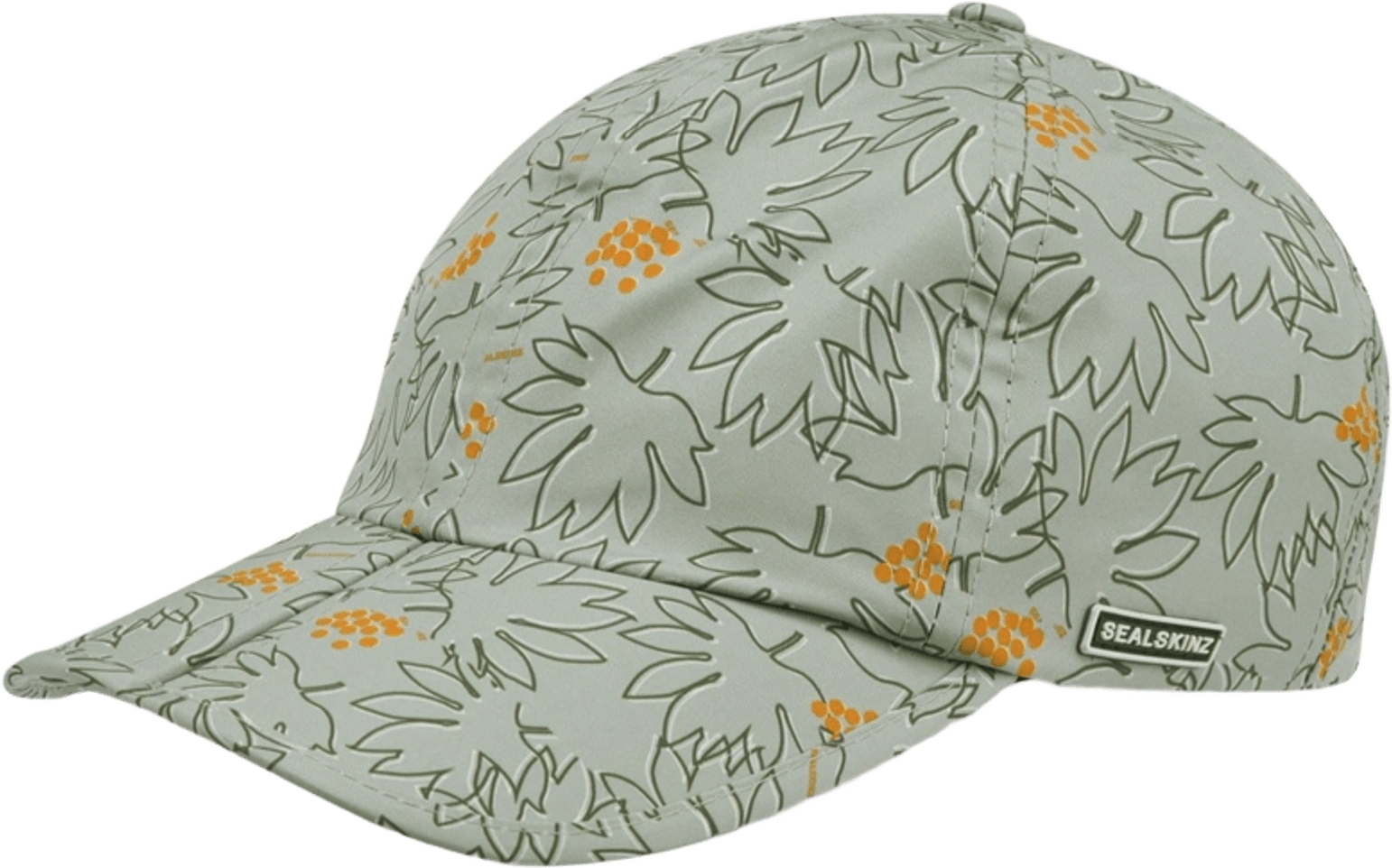 Sealskinz Houghton Waterproof All Weather Foldable Peak Cap Green