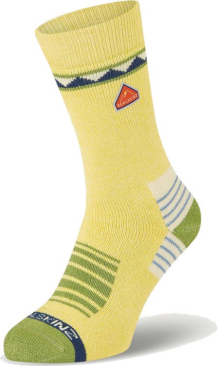 Sealskinz Kimberley Bamboo Mid Length Hiking Sock Yellow