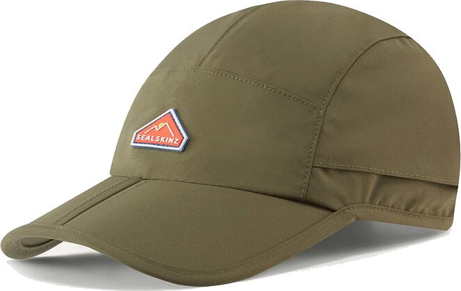 Sealskinz Poringland Waterproof Foldable Peak Hiking Cap Olive