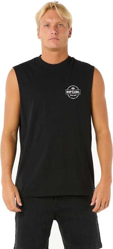 Rip Curl Stapler Muscle Mens Black