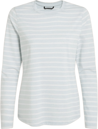 Craghoppers NosiLife Akona Long Sleeved Top Womens Nimbus Blue Stripe