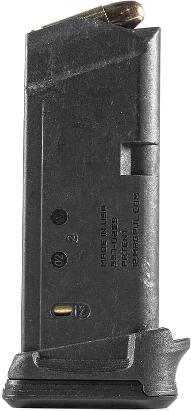 Magpul PMAG 12 GL9, 9x19 GLOCK G26 Black