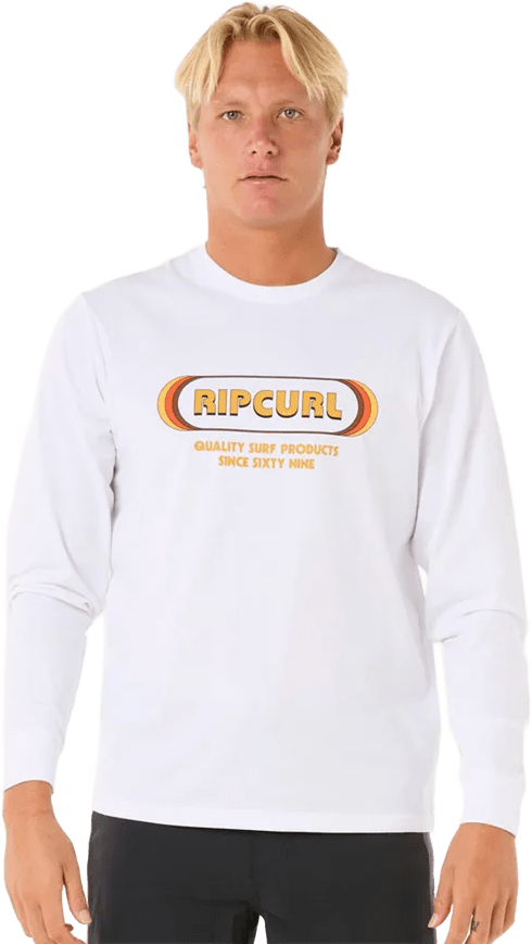 Rip Curl Icons Of Surf LS Mens White
