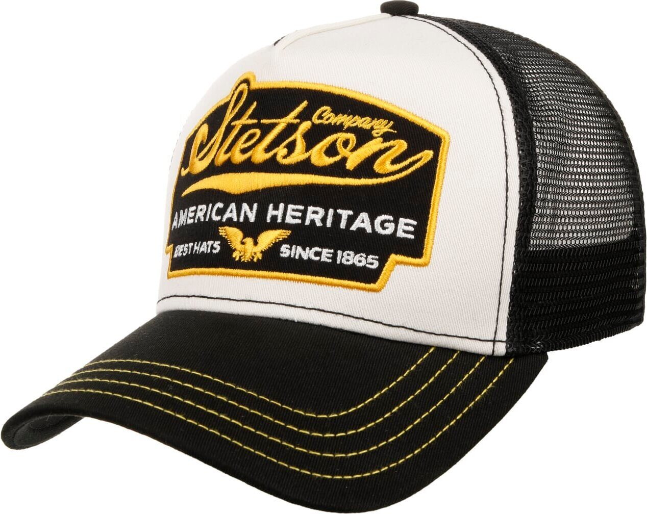 Stetson Trucker Cap American Heritage (Black/White)