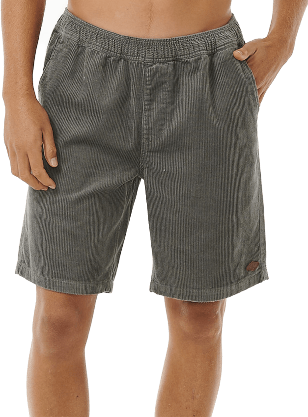Rip Curl Classic Surf Cord Volley Mens Charcoal Grey