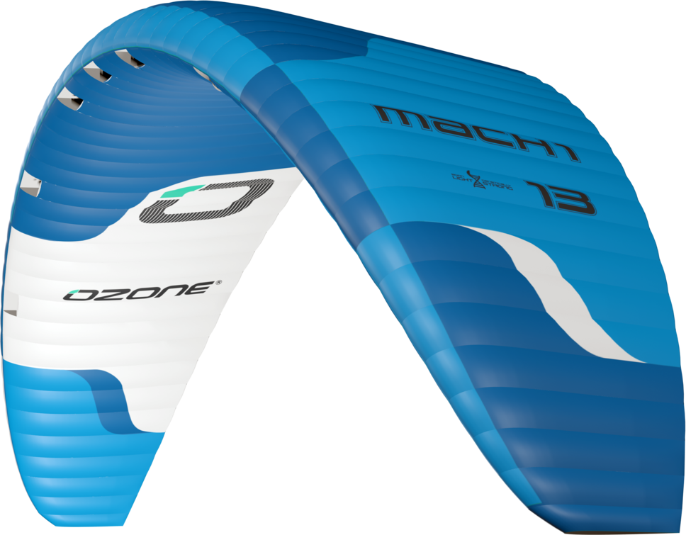 Ozone Mach1 Kite Only 11m² Marine Blue/Sky Blue/White